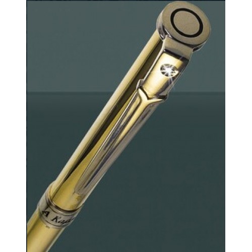 Золотая шариковая ручка модель 2
